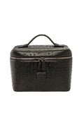 Black Ostrich Vanity Bag
