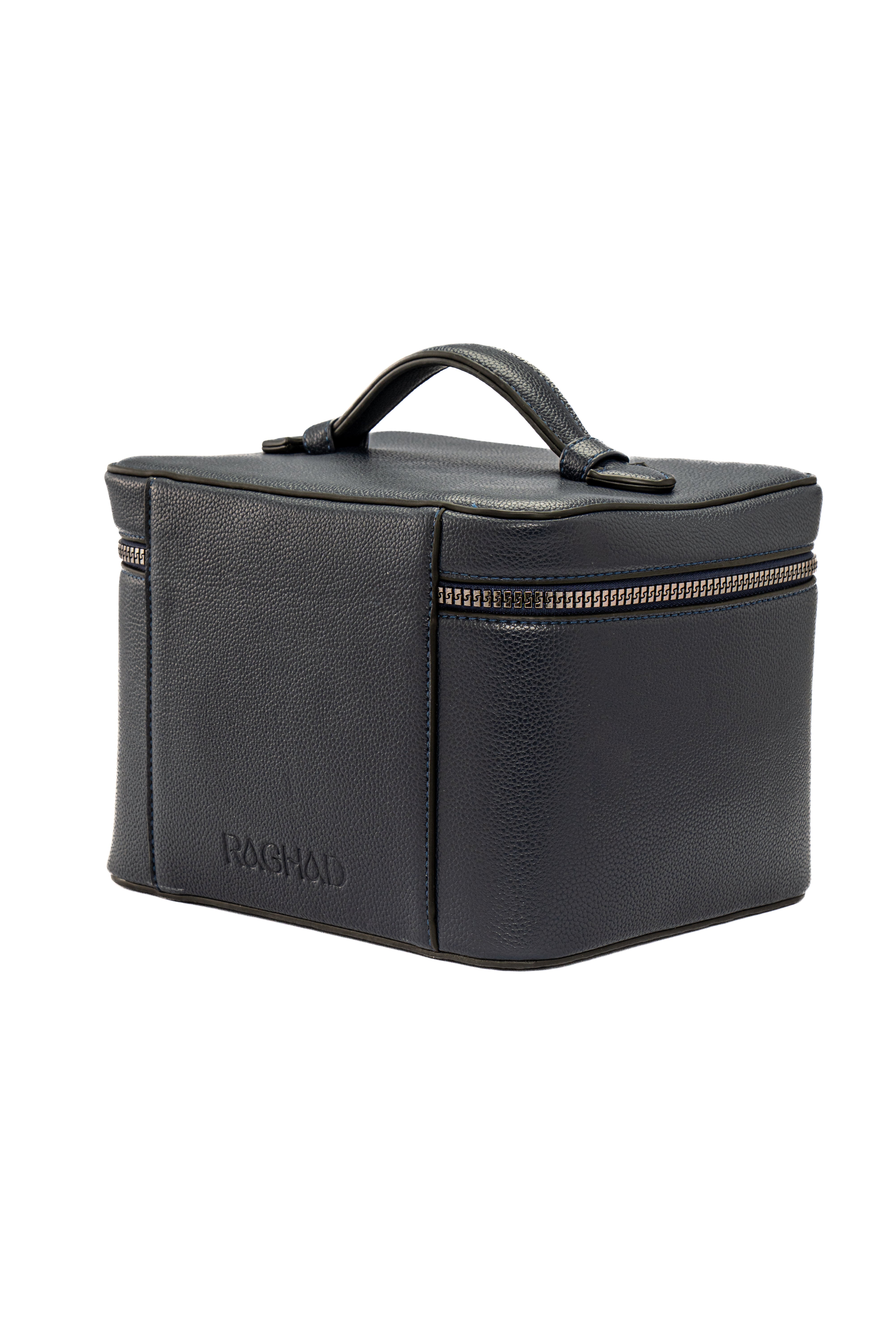 Navy Vanity Bag – raghadthelabel