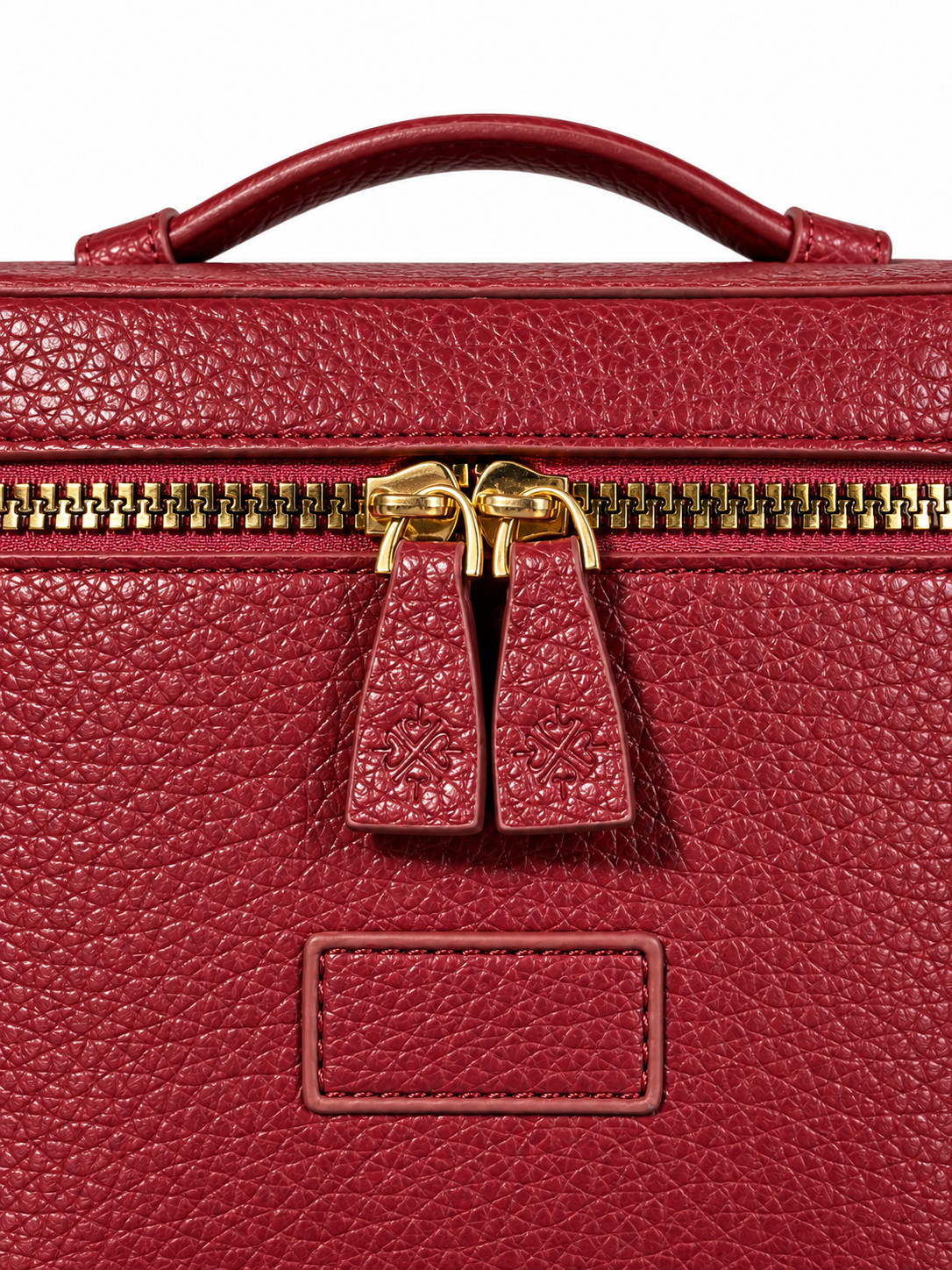 Small Burgundy Vanity Bag