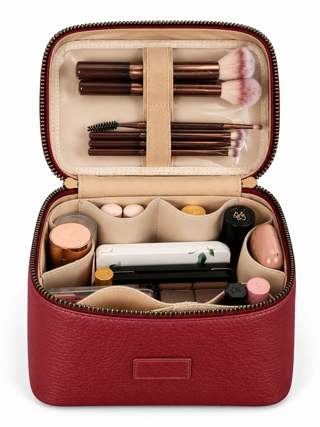 Small Burgundy Vanity Bag