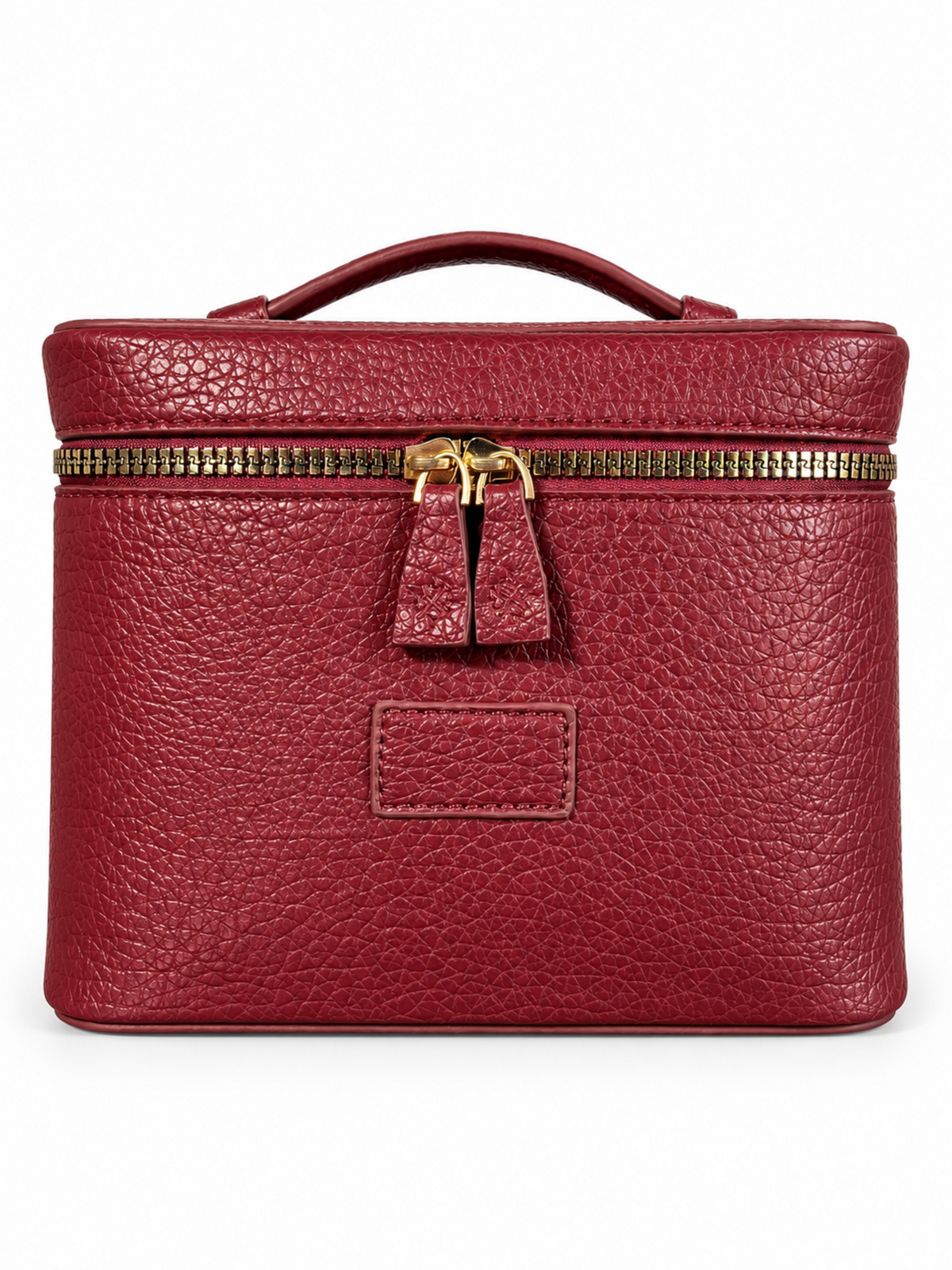 Small Burgundy Vanity Bag